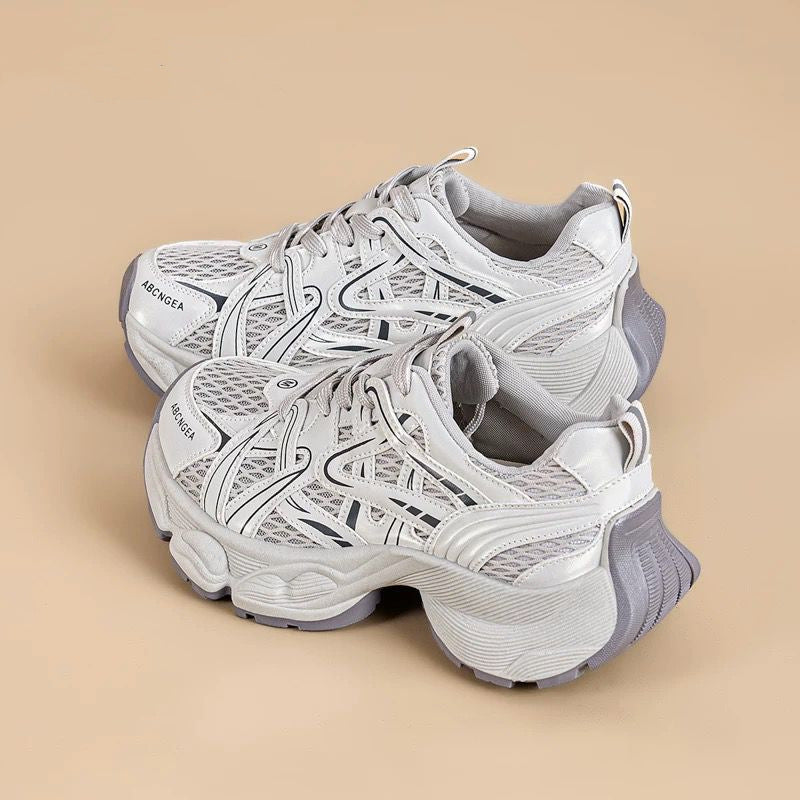 Damen Sportliche Laufschuhe mit atmungsaktiven Mesh-Einsätzen und ergonomischer Dämpfung R&B