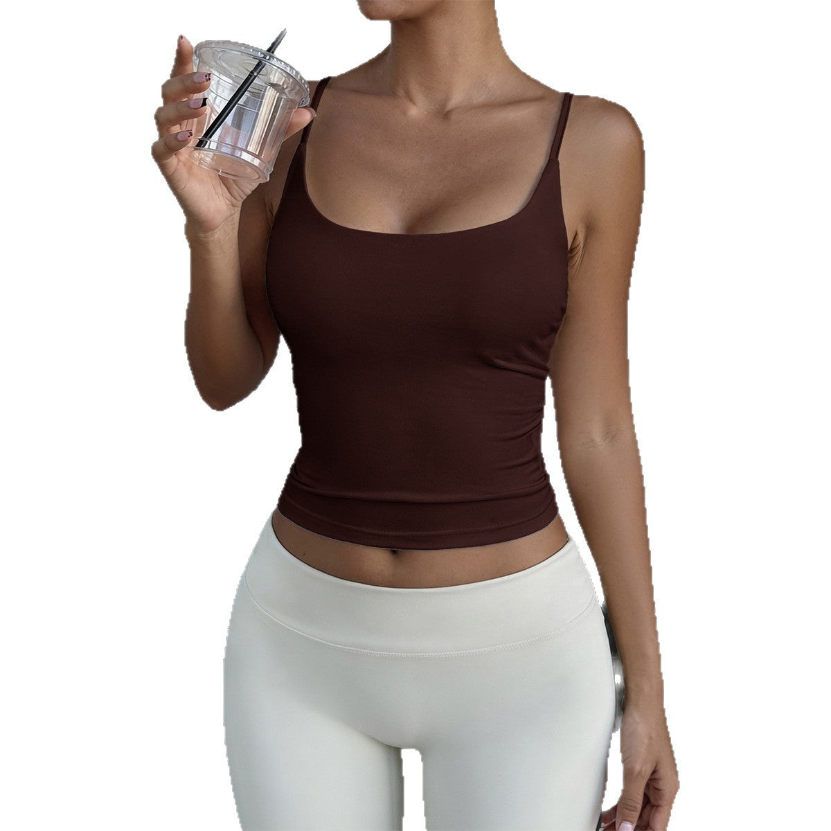 Damen Trägershirt mit körperbetontem Schnitt und feinem Material R&B