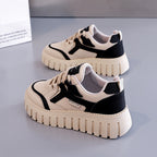 Damen modische Sneakers mit trendigem Plateau und hochwertigem Obermaterial R&B