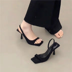 Damen Slingback Sandalen mit Punktmuster R&B