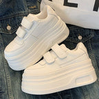 Damen Komfortable Sneakers mit Klettverschluss und trendiger Plateau-Sohle R&B