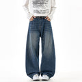 Damen Weit geschnittene Denim-Jeans im Vintage-Stil