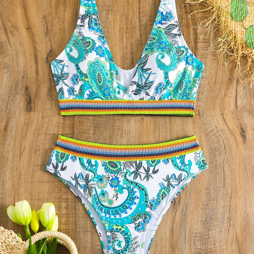 Damen Bikini-Set mit modischem Ethno-Design R&B