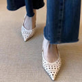 Damen elegante Pumps mit filigranen Cut-Outs und bequemer Innensohle R&B