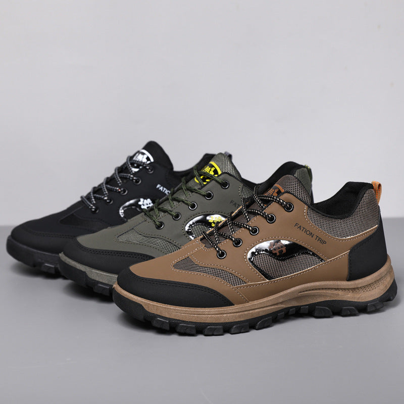 Damen robuste Wander-Trekking-Schuhe mit rutschfester Sohle von R&B