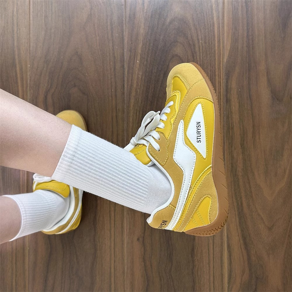 Damen Sportliche Sneakers mit atmungsaktiver Sohle und modischer Akzentuierung R&B