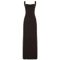 Damen Elegantes Maxikleid mit schmalem Schnitt und raffiniertem Ausschnitt R&B