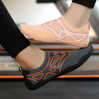 Damen Atmungsaktive Fitness-Schuhe mit rutschfester Sohle