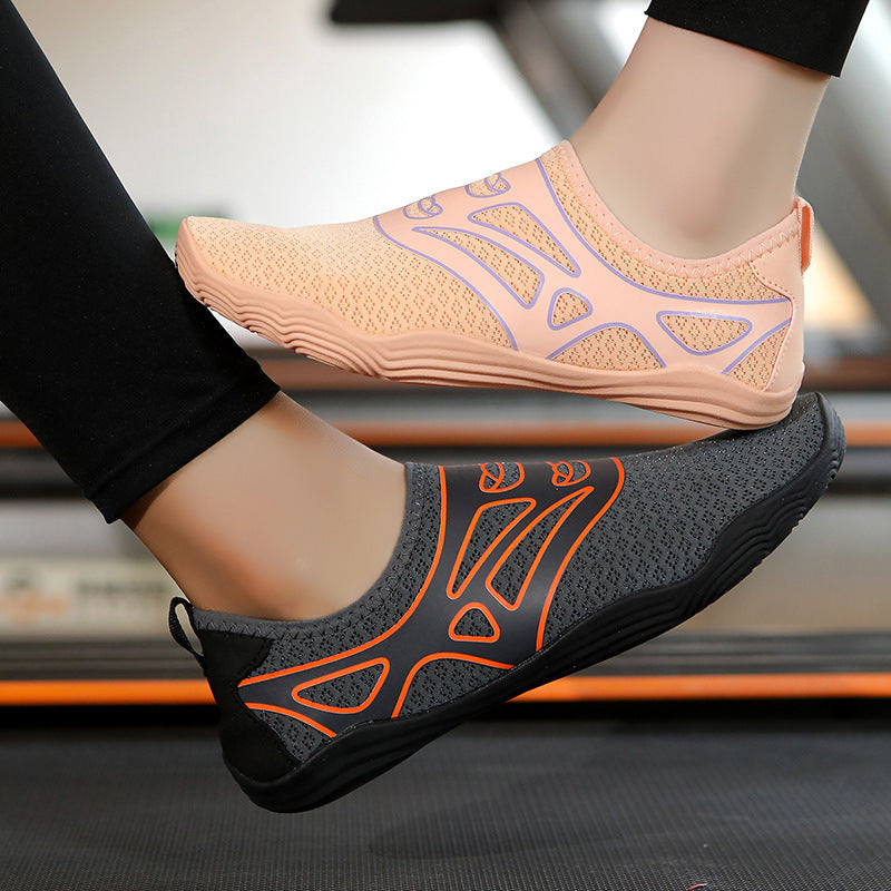 Damen Atmungsaktive Fitness-Schuhe mit rutschfester Sohle