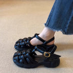 Damen Komfortable Badesandalen im stilvollen Flecht-Design