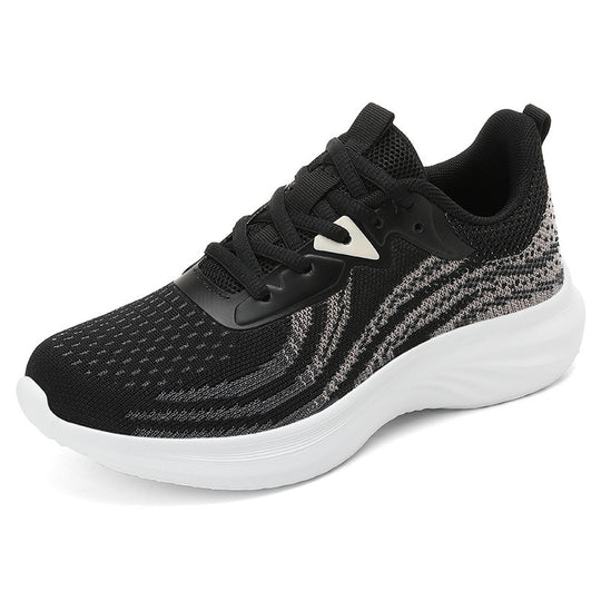 Damen Sportliche Laufschuhe mit atmungsaktivem Mesh-Obermaterial und dämpfender Sohle R&B