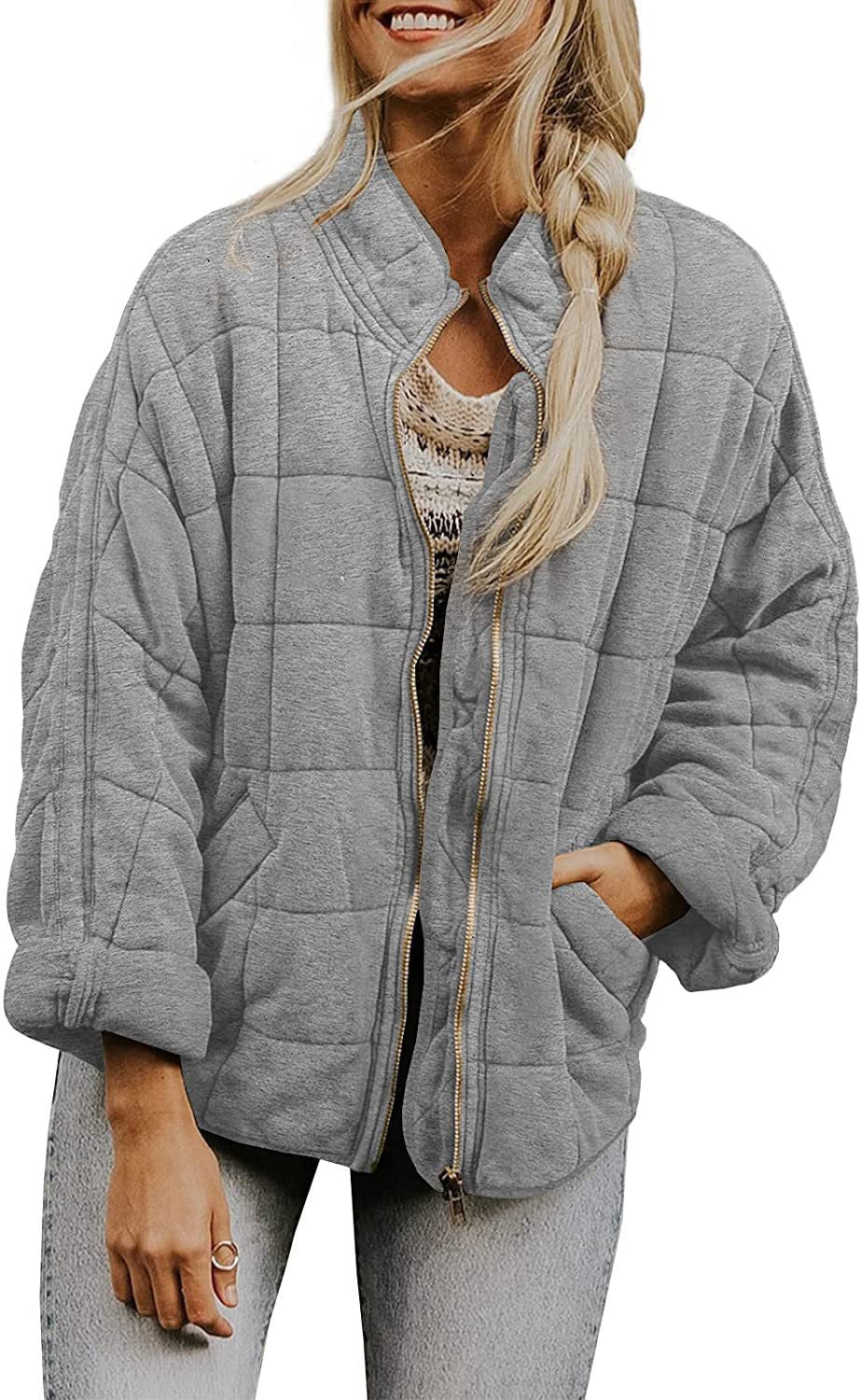 Damen Übergröße Steppjacke R&B