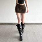 Damen Bequemer Minirock R&B