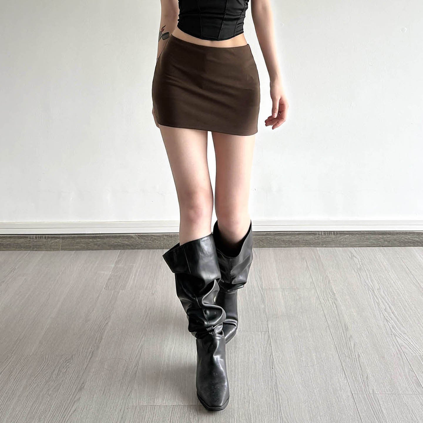 Damen Bequemer Minirock R&B