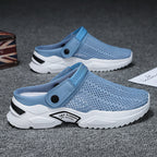 Damen Atmungsaktive Clogs mit rutschfester Sohle und flexiblem Obermaterial