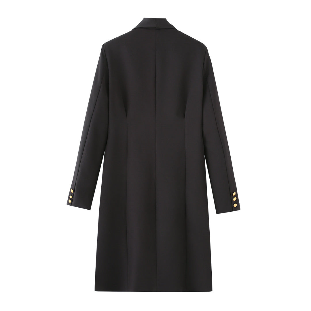 Damen elegante Blazerjacke mit dekorativen Knöpfen R&B