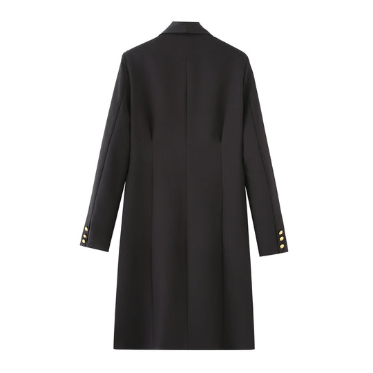 Damen elegante Blazerjacke mit dekorativen Knöpfen R&B