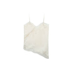 Damen-Spitzen-Camisole mit asymmetrischem Schnitt und eleganten Punkten R&B