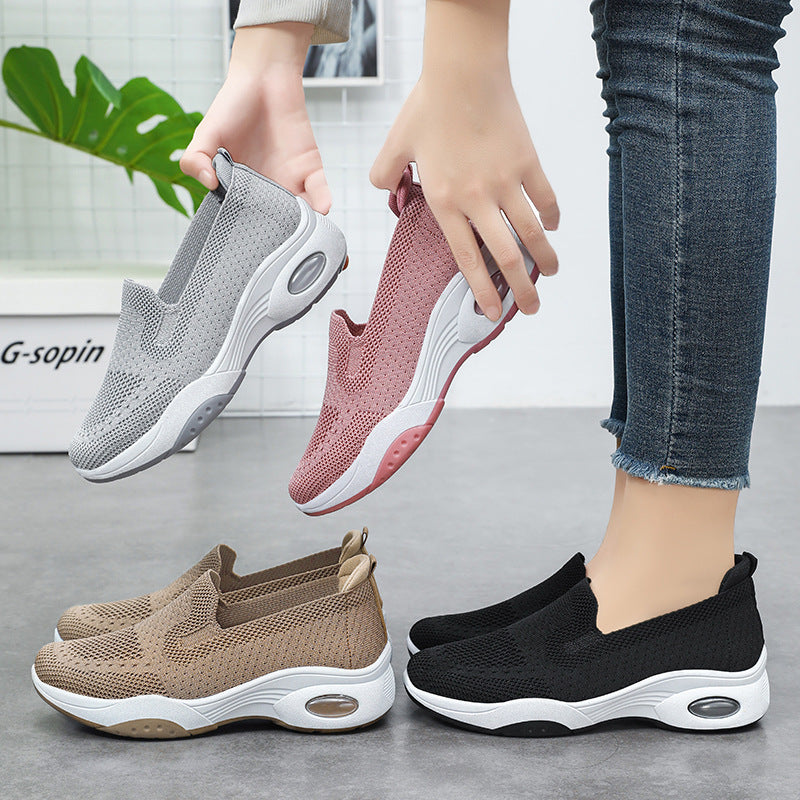 Damen Bequeme und atmungsaktive Slip-On Laufschuhe R&B
