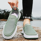 Damen Atmungsaktive Slip-On Sneakers im modernen Design mit rutschfester Sohle