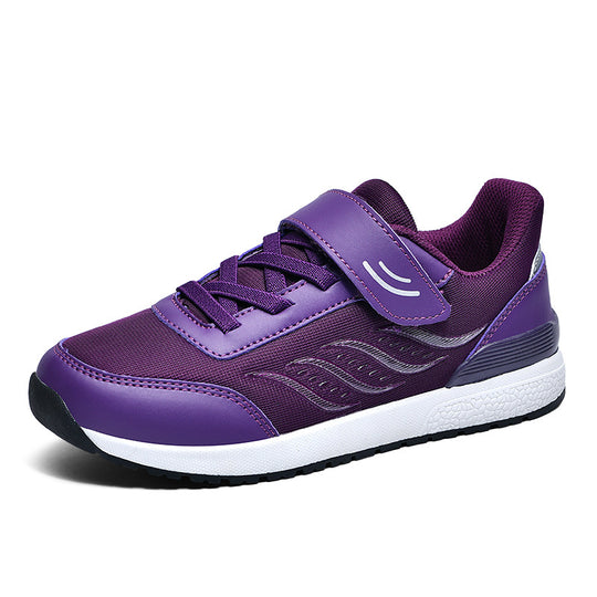 Damen Sportliche Sneaker mit praktischem Klettverschluss und atmungsaktiver Oberflächenstruktur R&B