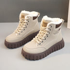 Damen Winterstiefel mit bequemem Fleece-Futter und rutschfester Sohle R&B