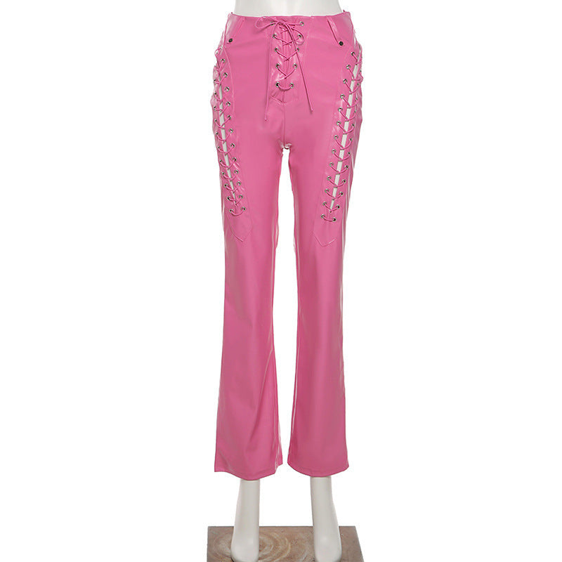 Damen Crop-Top mit innovativem Cut-Out-Design und langen Ärmeln R&B