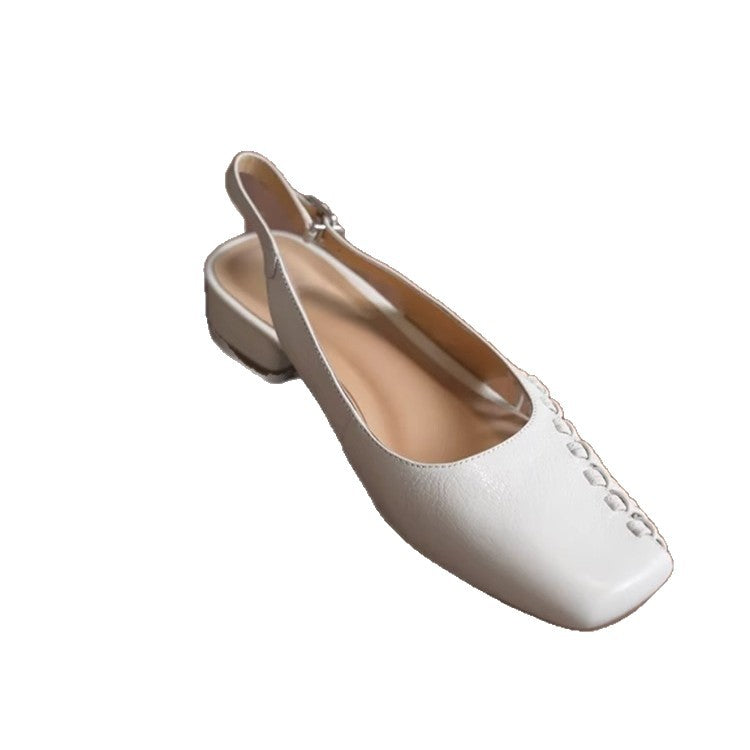 Damen Slingback-Pumps mit modischem Riemendetail und bequemer Fußbettgestaltung