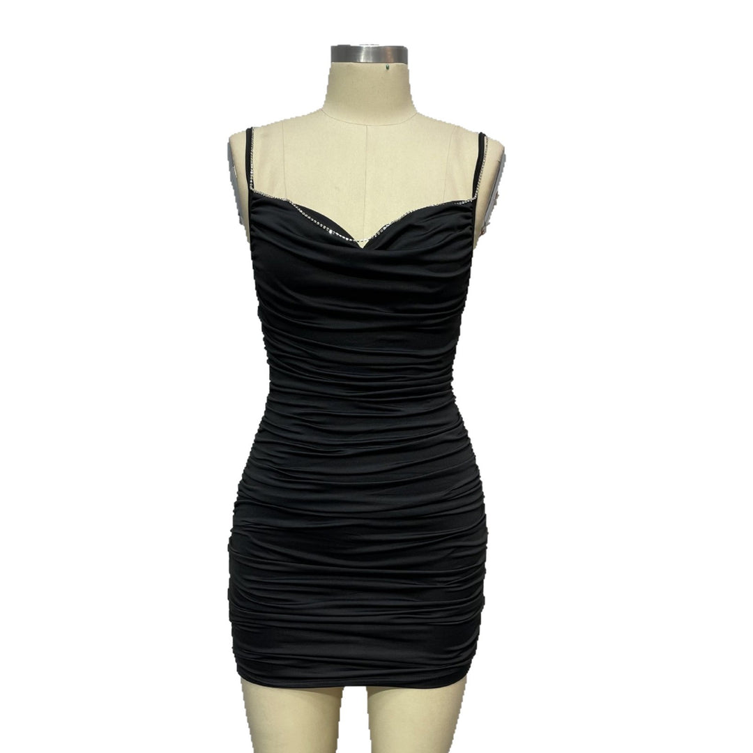 Damen Mini-Rock-Kleid mit Swarovski-Steinen R&B