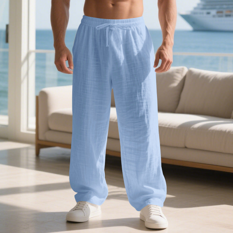 Herren Bequeme Sommerhose mit elastischem Bund R&B