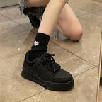 Damen Chunky Sneakers mit rutschfester Sohle und atmungsaktivem Obermaterial R&B