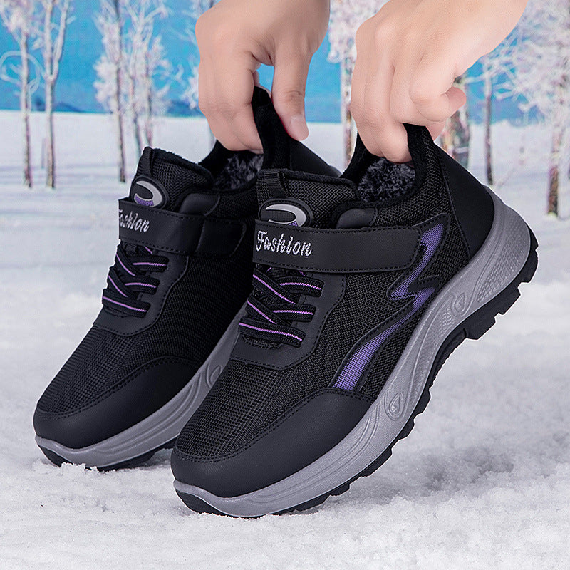 Damen Thermo Sneaker mit rutschfester Sohle und wärmendem Innenfutter R&B
