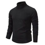 Herren Rollkragenpullover aus weichem Strick mit strukturiertem Design R&B