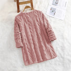 Damen Kuscheliges Sweatshirtkleid R&B