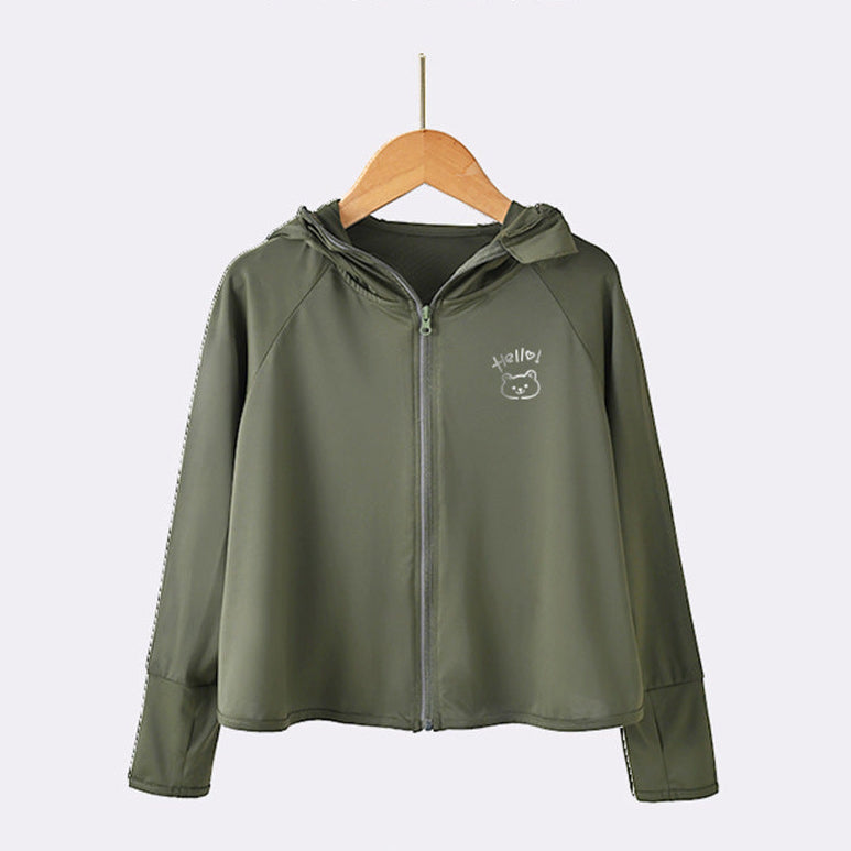 Mädchen Atmungsaktive UV-Schutzjacke R&B