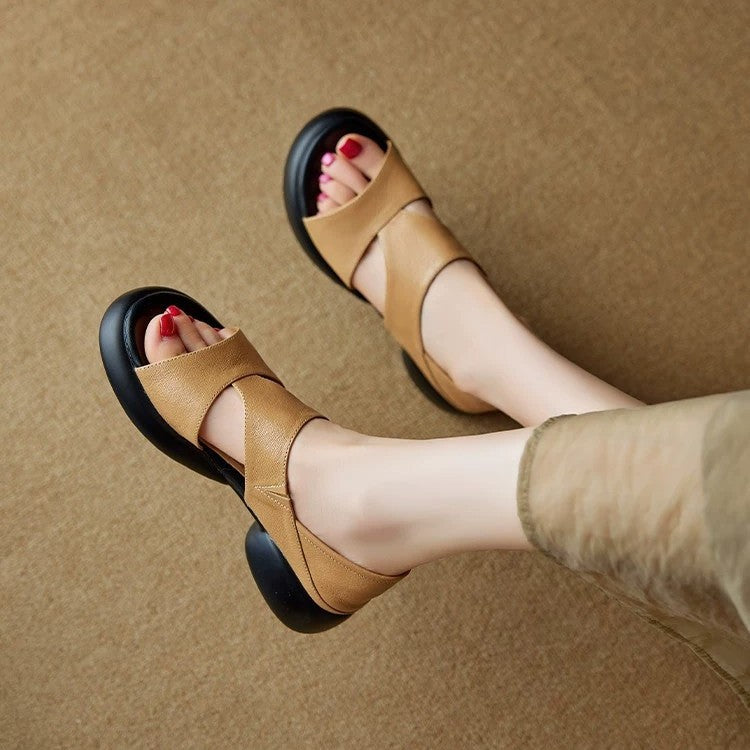 Damen Komfortable Sandalen mit ergonomischem Fußbett
