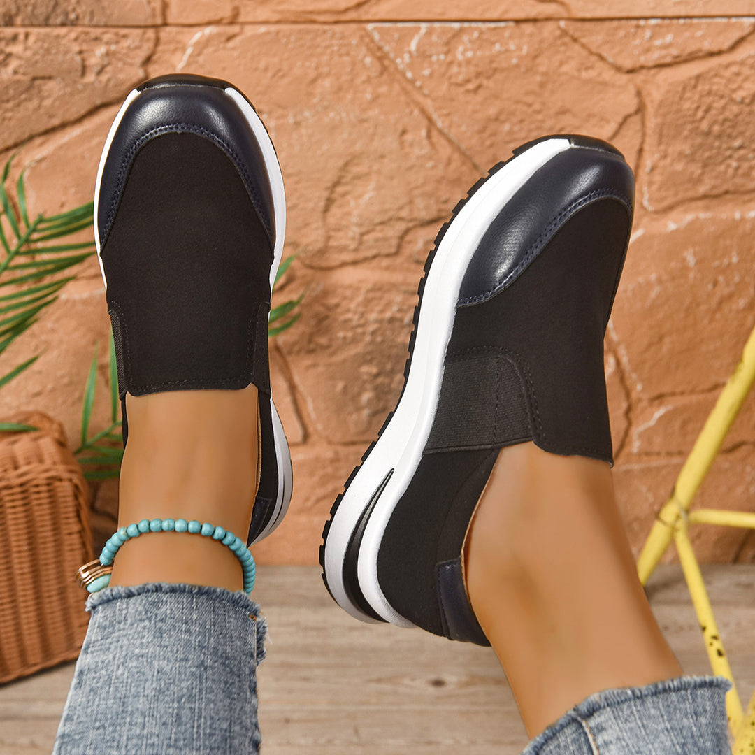 Damen Slip-On Sneakers mit vielseitigem Komfort und atmungsaktiver Struktur R&B