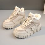Damen modische High-Top Sneakers mit gefüttertem Innenfutter und rutschfester Sohle R&B