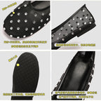 Damen Ballerinas mit modischem Strassdesign R&B