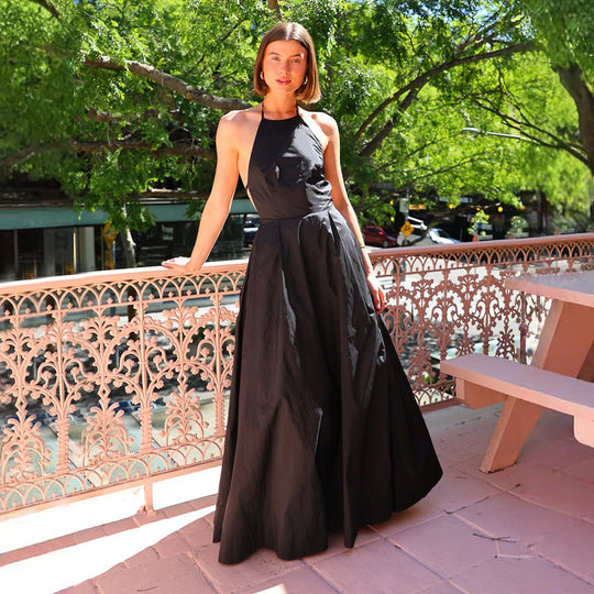 Damen Maxi-Rock mit hohem Taillenbund und elegantem Chiffon-Überwurf R&B