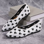 Damen modische Slipper mit Herzmuster