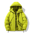 Damen isolierte Multifunktionsjacke mit verstellbarem Kapuzensystem und praktischen Taschen
