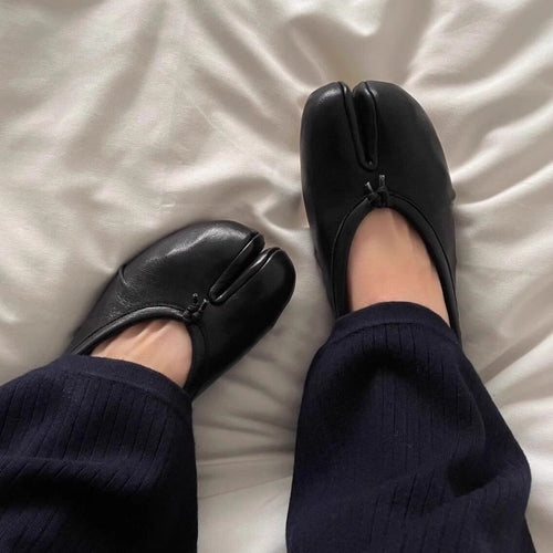Damen elegante Ballerinas mit einzigartigem Schnitt und weichem Innenfutter R&B