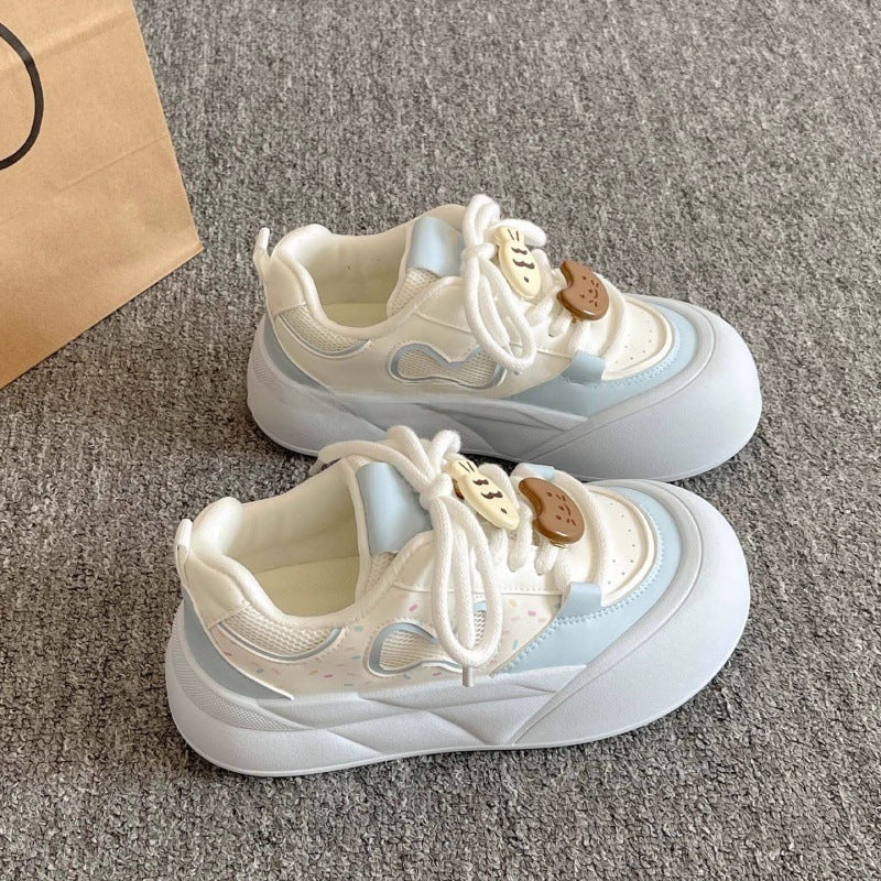 Damen Sneakers mit floralem Schnürdesign R&B