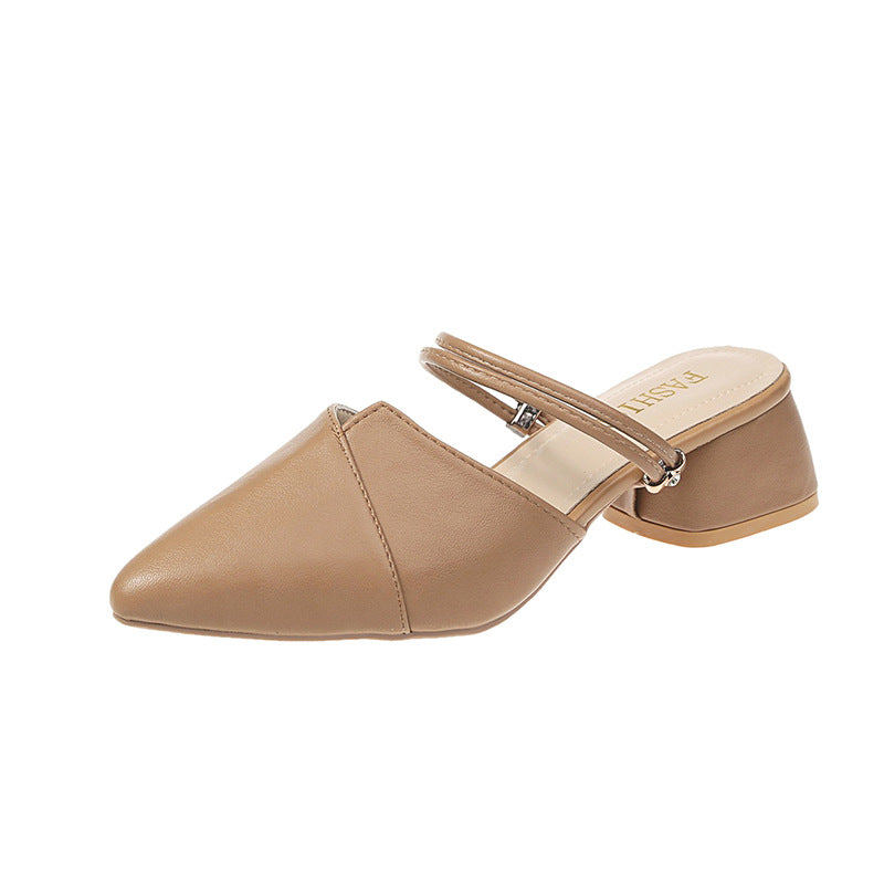 Damen elegante Sling-Pumps mit verstellbarem Riemchen und spitzem Zehenbereich R&B