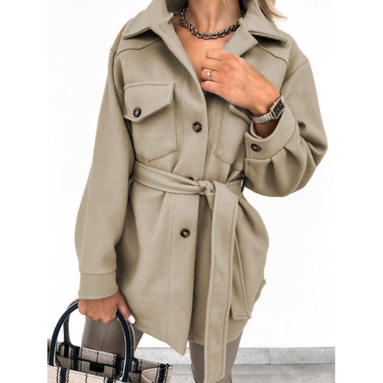 Damen modische Overshirtjacke R&B