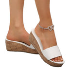 Damen Wedge-Sandaletten mit elegantem Kork-Design R&B