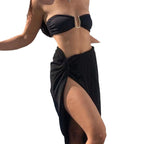 Damen Bandeau-Bikini mit elegantem Schlüssel-Detail R&B