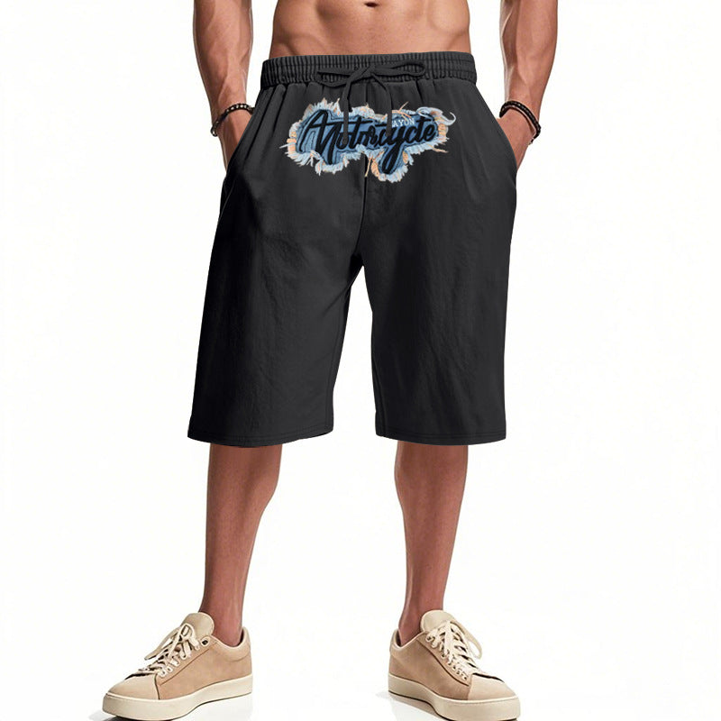 Herren lässige Komfort-Shorts mit verstellbarem Kordelzug und praktischen Seitentaschen R&B