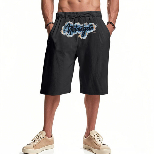 Herren lässige Komfort-Shorts mit verstellbarem Kordelzug und praktischen Seitentaschen R&B